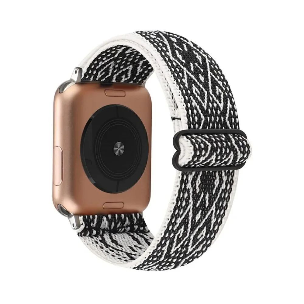 Woven Pattern Stretchy Loop Band for Apple Watch - Picture 4 of 4